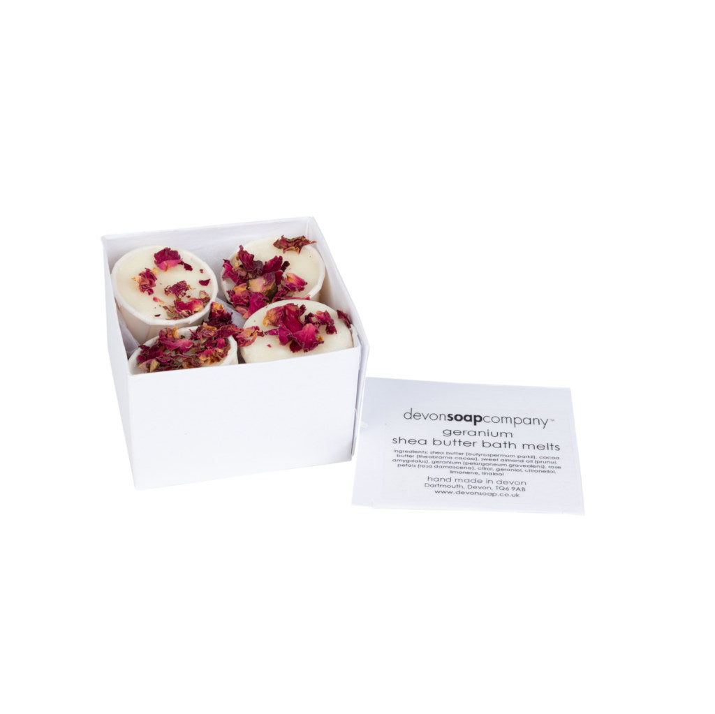 Organic Geranium Shea & Mango Butter Bath Melts