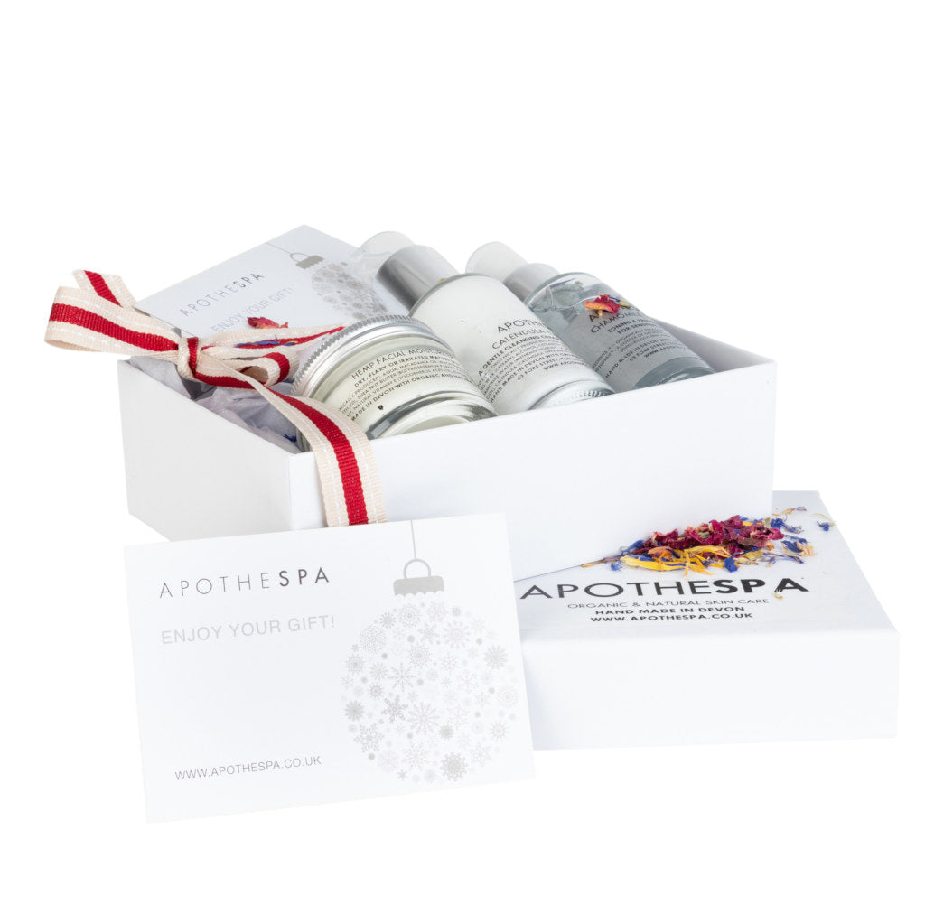 Hemp, Chamomile & Calendula Facial Gift Box (dry or sensitive skins)