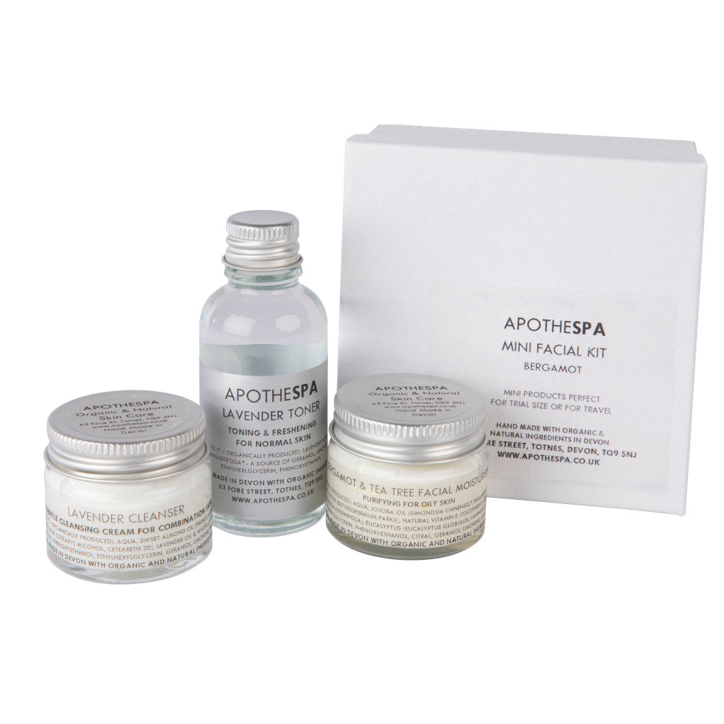 Bergamot, Tea Tree & Lavender Mini Facial Kit