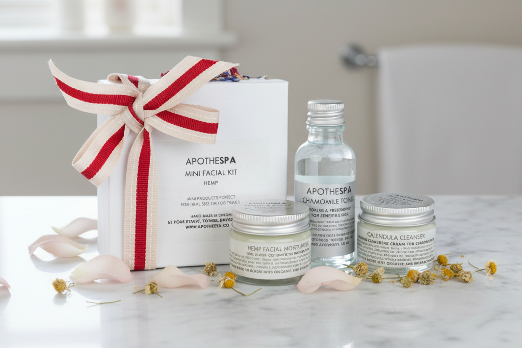 Hemp, Calendula & Chamomile Mini Facial Kit