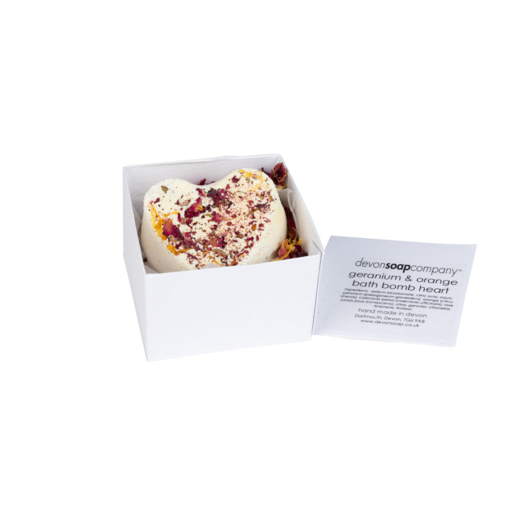 Bergamot, Juniper & Orange - Large Bath Bomb Heart